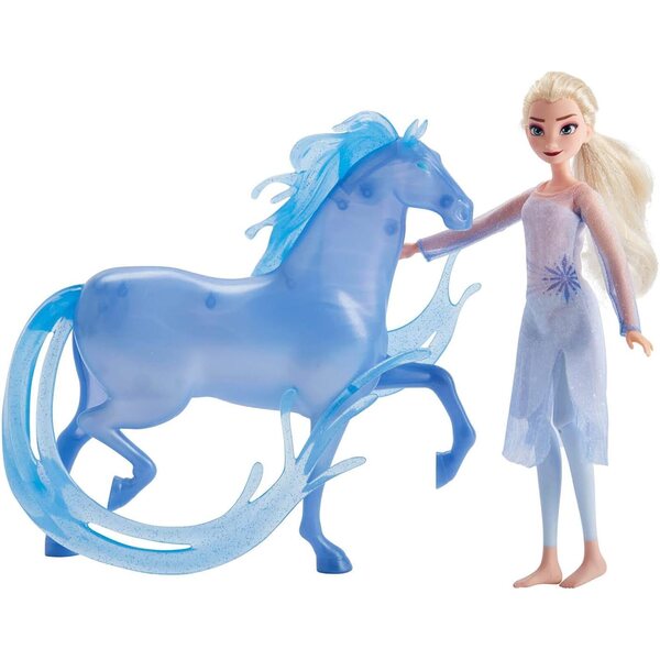 Hasbro Disney Frozen 2: Elsa Doll und Nokk Figur für Kinder ab 3 Jahren