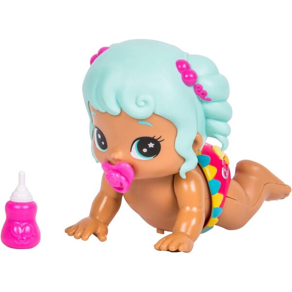 Little Live Bizzy Bubs Bambola Crawling Baby Poppy con Suoni e Movimento
