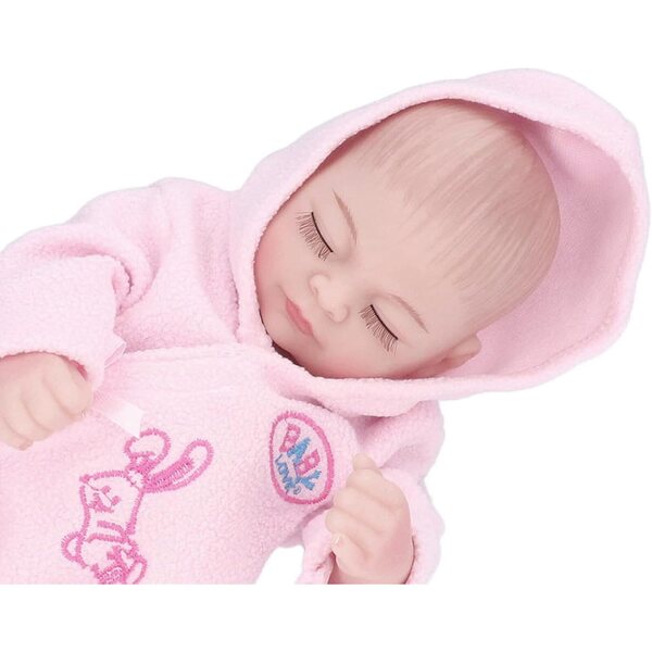 Reborn Akozon 10 Zoll Silikonpuppe, realistisch und weich, waschbarer Pyjama