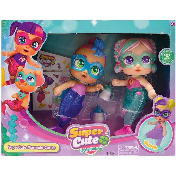 Super süße Mini-Meerjungfrau Cuties Babypuppe 12 cm Bizak – Spielzeug sortiert