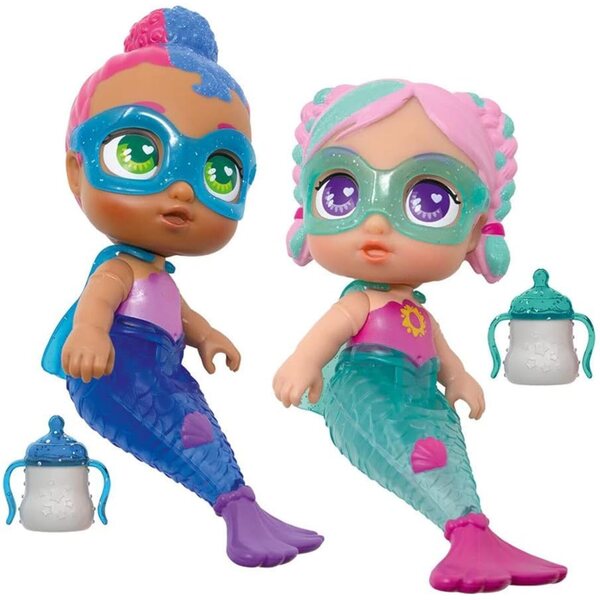 Super süße Mini-Meerjungfrau Cuties Babypuppe 12 cm Bizak – Spielzeug sortiert