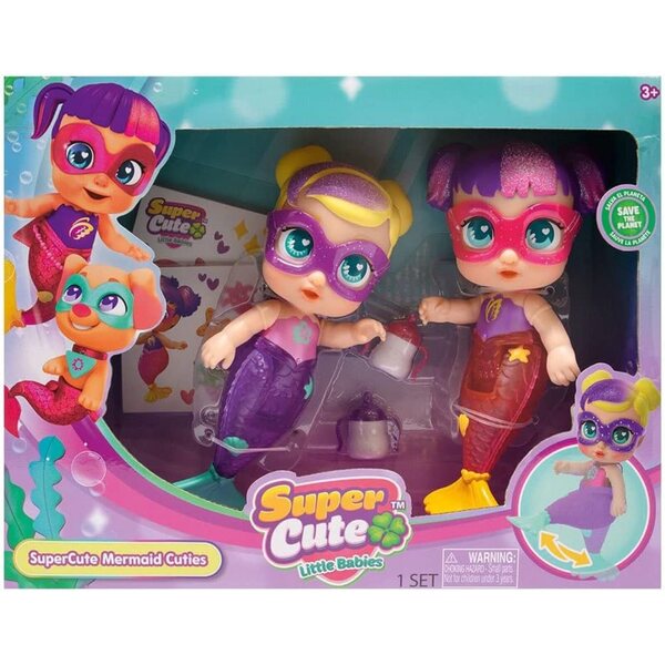 Super süße Mini-Meerjungfrau Cuties Babypuppe 12 cm Bizak – Spielzeug sortiert