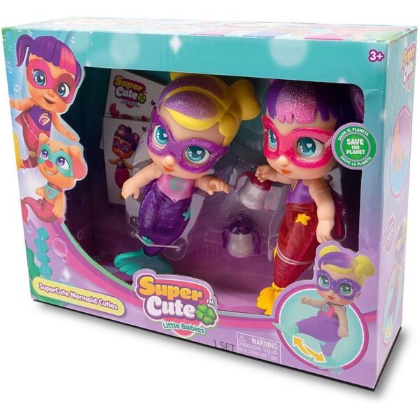 Super süße Mini-Meerjungfrau Cuties Babypuppe 12 cm Bizak – Spielzeug sortiert