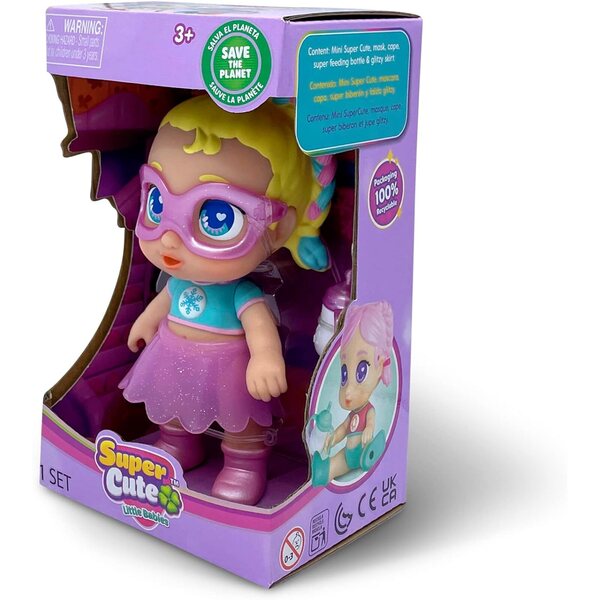 Bizak Super Cute Regi Toy 12 cm, Puppe mit Eiskräften und Zubehör