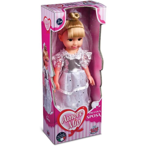 Amore Mio Kleine Brautpuppe mit Zeremonienkleid, 33 cm, verschiedene Modelle