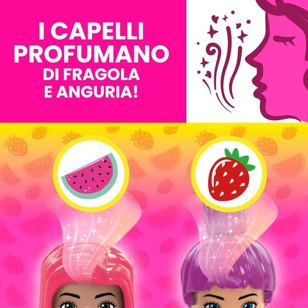 MEGA Barbie Color Reveal Cabrio mit Minipuppen und über 10 kreativen Überraschungen