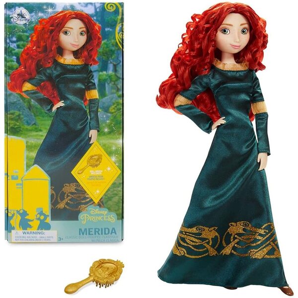 Disney Merida klassische Puppe 28 cm – Deluxe-Kostüm und gegliederter Körper
