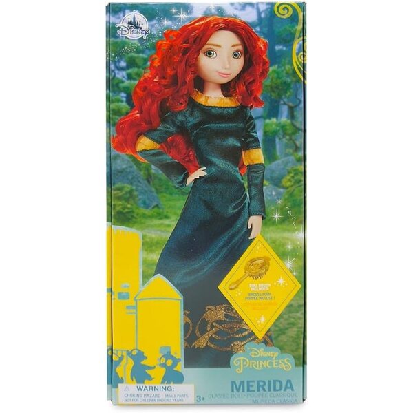 Disney Merida klassische Puppe 28 cm – Deluxe-Kostüm und gegliederter Körper