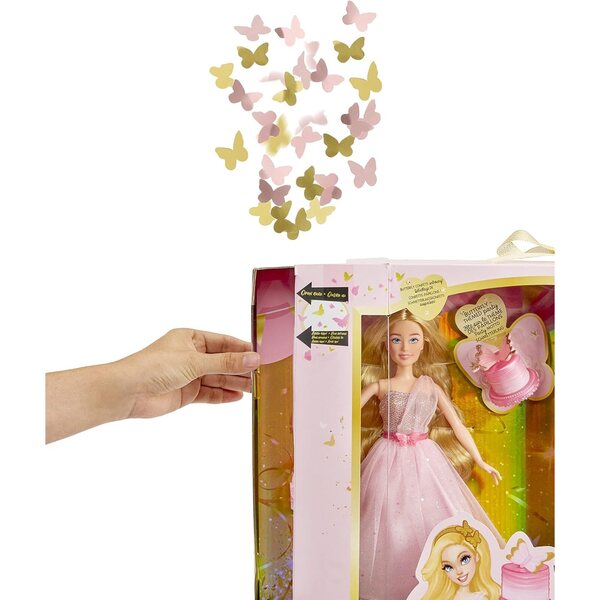 MGA's Dream Ella Let's Celebrate Aria - Bambola 29 cm con accessori a farfalla glitterati