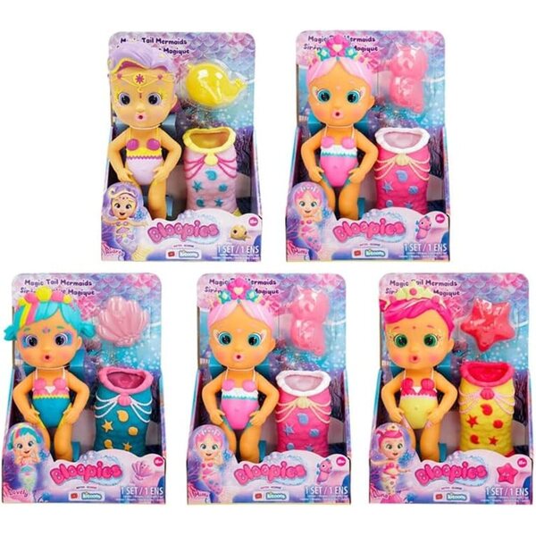 IMC Toys Bloopies Mermaids Magic Tail – Mehrfarbiges Spielzeug für Kinder