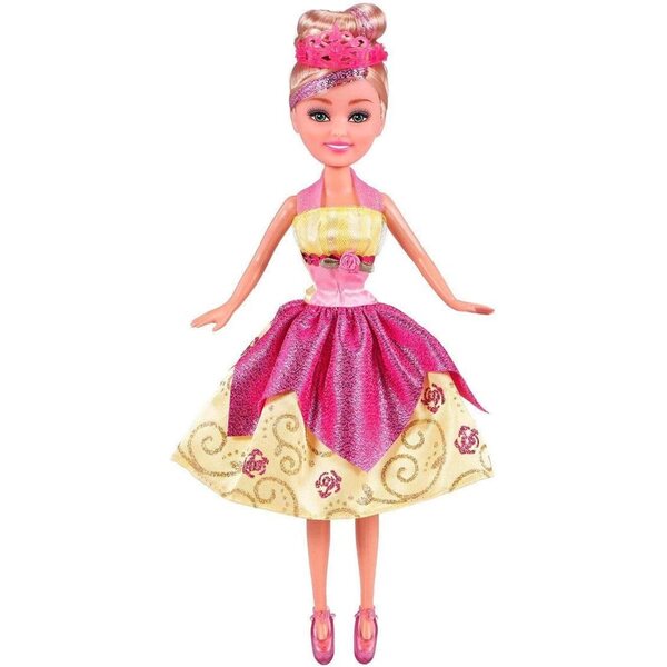 Sparkle Girlz Deluxe Bambola Principessa Rosa con Abito e Accessori Scintillanti