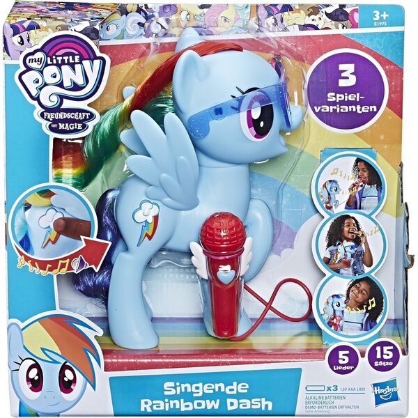 Bambola Rainbow Dash cantante con microfono - Hasbro My Little Pony