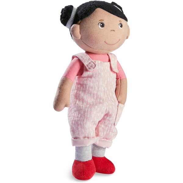 HABA Bambola Rumbi in Tessuto Morbido 25 cm, Lavabile e Ideale per Bambini 18+ Mesi