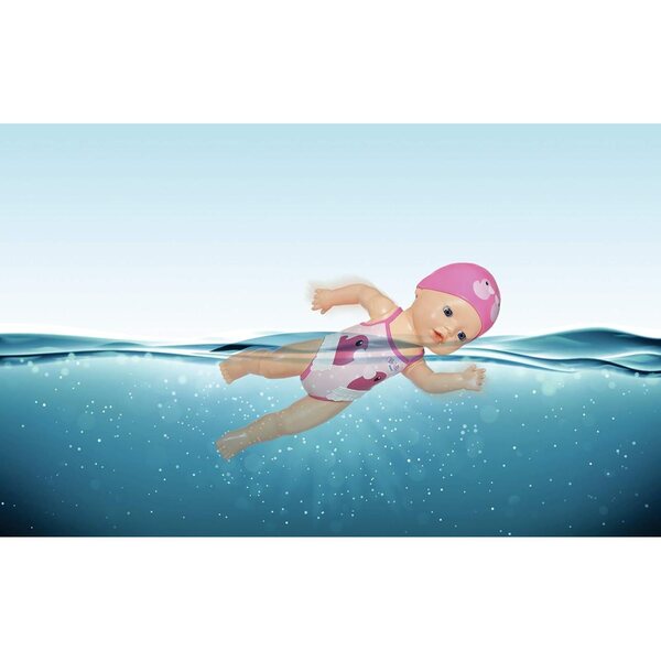 BABY born Farfalla My First Swim Girl 30 cm: bambola nuotatrice per bimbi 1+ anno
