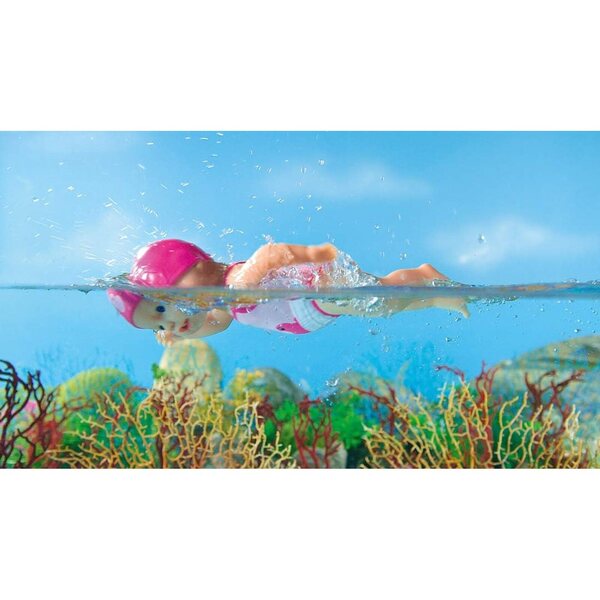 BABY born Farfalla My First Swim Girl 30 cm: bambola nuotatrice per bimbi 1+ anno