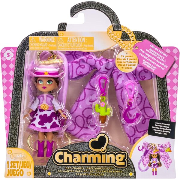 Charming Desert Dreamer Jakks Pacific: charm per borsa e bambola da collezione bambine