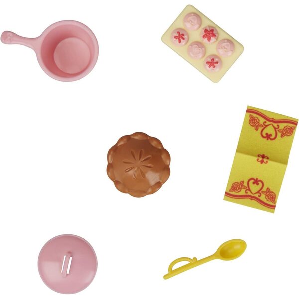 Disney Princess Belles königliche Küche – Spielset mit Puppe und Küchenzubehör
