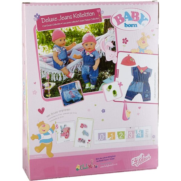 Baby Born Deluxe Jeans Collection Originalkleidung für Puppen – verschiedene Modelle