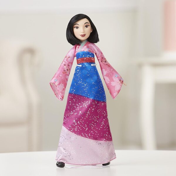 Disney Princess Mulan Abenteuerpuppe mit Rüstung und Schwert – Actionspiel