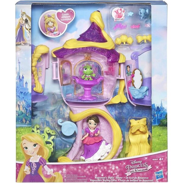Disney Princess Rapunzels Turm – Stylin'-Spieleset mit kleiner Puppe und Zubehör