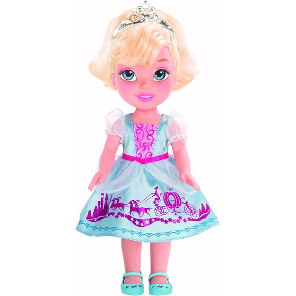 Disney Princess Cinderella Puppe 38 cm mit Tiara und Prinzessinnenkleid