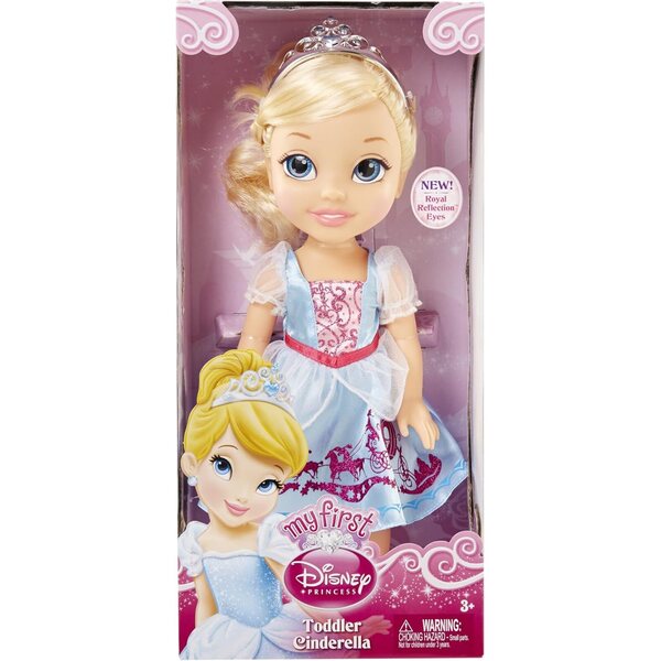 Disney Princess Cinderella Puppe 38 cm mit Tiara und Prinzessinnenkleid