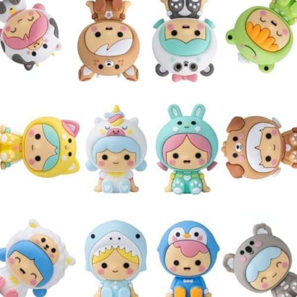 Dundunbaby Triciclo Editores: 12 weiche Tierpuppen, 4 leuchten im Dunkeln