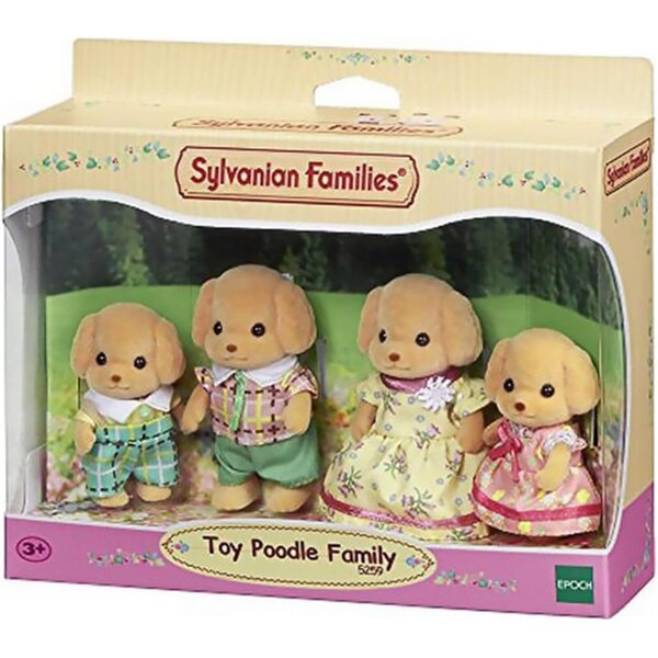 Sylvanian Families Pudelfamilie – Kreatives Spielzeugset für Kinder ab 3 Jahren