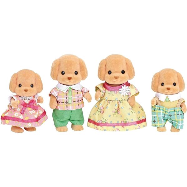 Sylvanian Families Pudelfamilie – Kreatives Spielzeugset für Kinder ab 3 Jahren