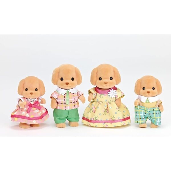 Sylvanian Families Pudelfamilie – Kreatives Spielzeugset für Kinder ab 3 Jahren
