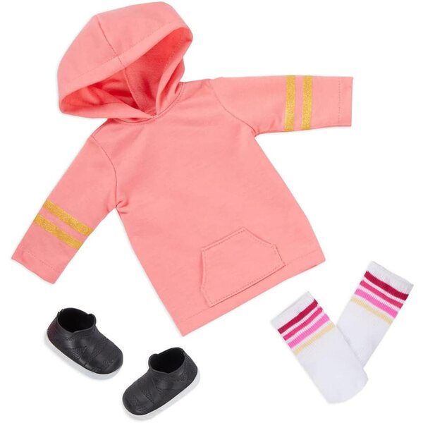 Poupée Our Generation Ollie 46 cm avec skateboard et accessoires, idéale à partir de 3 ans