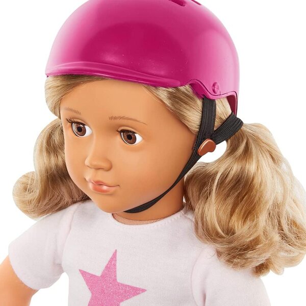 Poupée Our Generation Ollie 46 cm avec skateboard et accessoires, idéale à partir de 3 ans