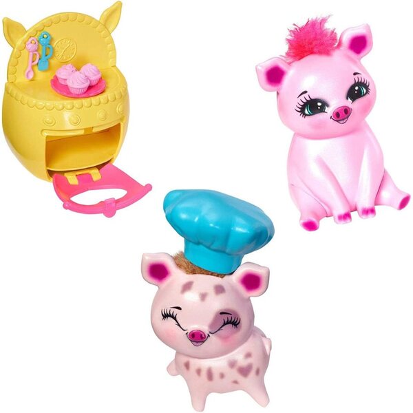 Enchantimals Spielset „Leckereien mit Freunden“ mit Petja, dem Schwein, und 2 Ferkeln