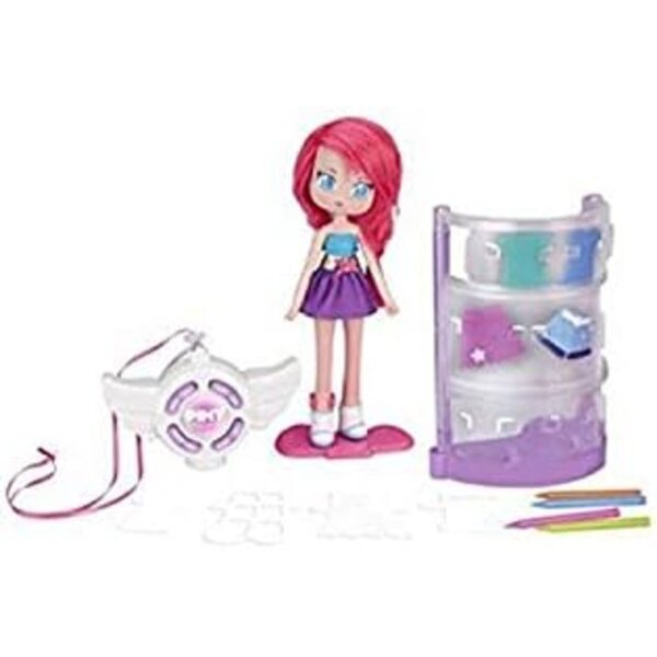 Bambola KT Fashion Tester Piny 25 cm con Kit Cucito per Rinnovare i Vestiti
