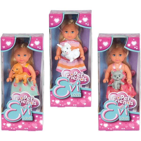 Evi LOVE Animal Friends Simba 5730513 - Spiel mit Welpe 15x12x6 cm