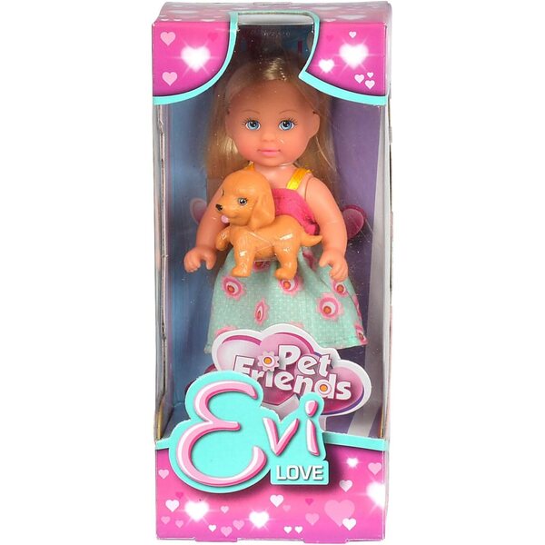 Evi LOVE Amici Animali Simba 5730513 - Gioco con Cucciolo 15x12x6 cm