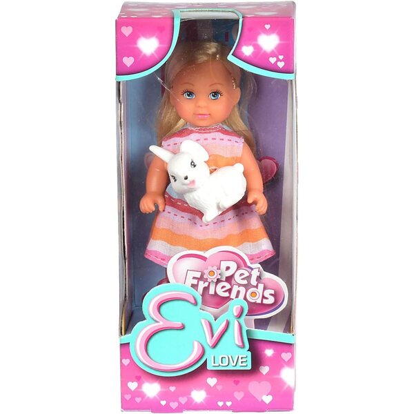 Evi LOVE Amici Animali Simba 5730513 - Gioco con Cucciolo 15x12x6 cm
