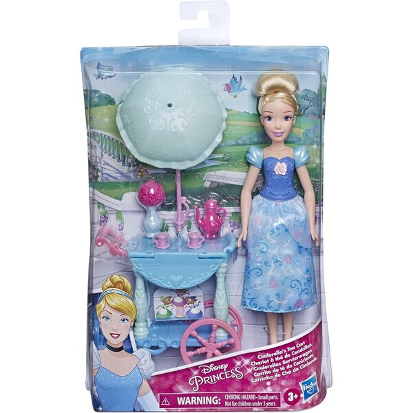 Disney Princess Cinderella Modepuppe mit Teewagen-Zubehör