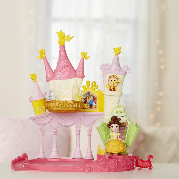 Disney Princess Belle Dance 'n Twirl Ballroom: Puppen- und Kreisel-Spielset