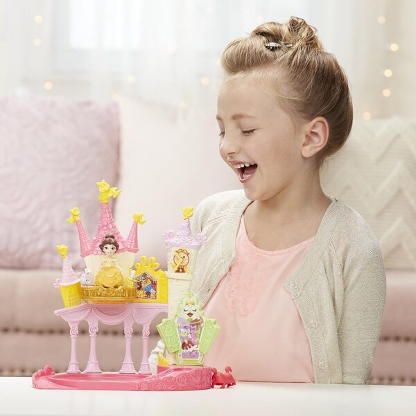 Disney Princess Belle Dance 'n Twirl Ballroom: Puppen- und Kreisel-Spielset