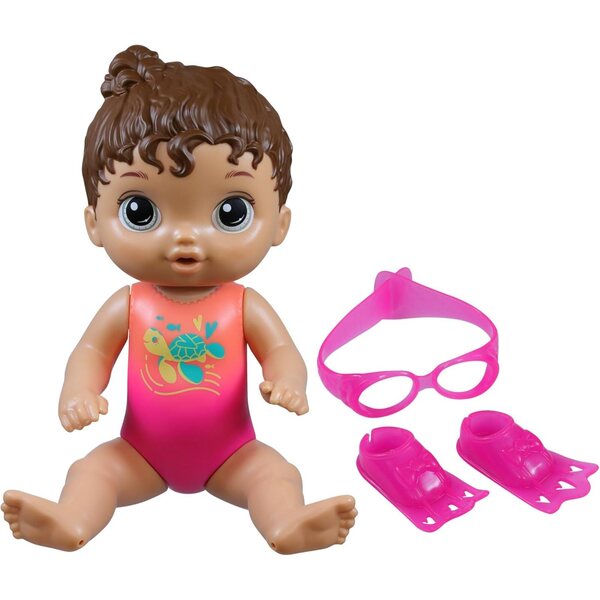 Baby Alive Sunny Swimmer 10-Zoll-Puppe mit Wasserspielzubehör