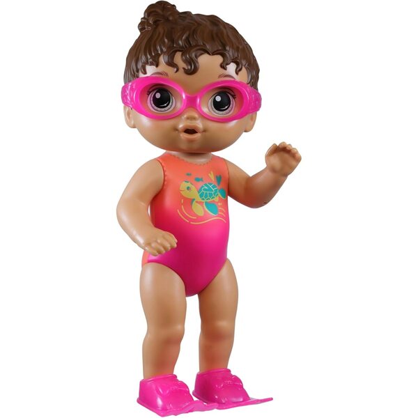 Baby Alive Sunny Swimmer 10-Zoll-Puppe mit Wasserspielzubehör