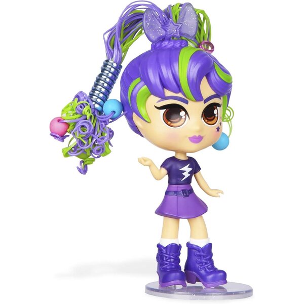 Basic Fun Curli Girls Charli, die Popstar-Puppe mit MagiCurl-Haaren zum Locken