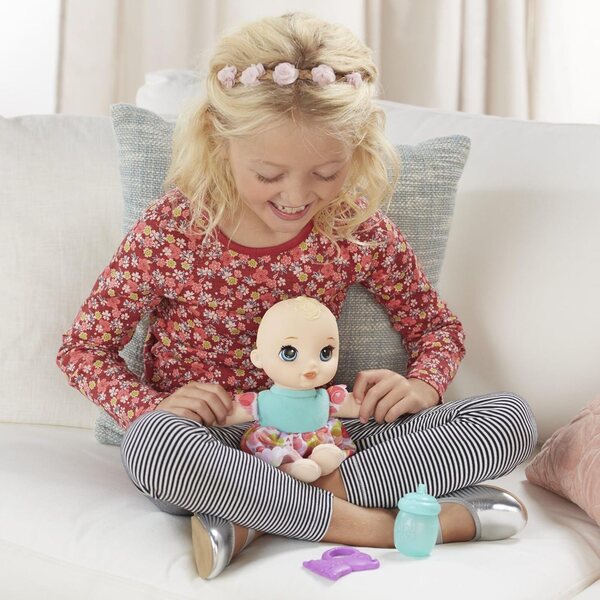 Baby Alive Lil 'Slumbers Blonde – Interaktive Puppe für Pflege und Liebesspiele