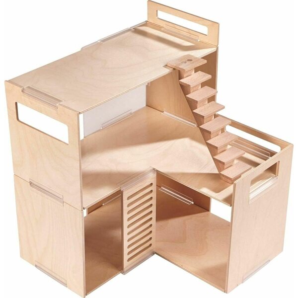 HABA Little Friends Casa delle Bambole Villa Primavera Mattina - Casa in Legno Personalizzabile