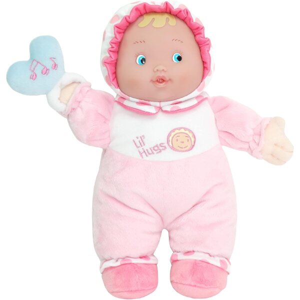 JC Toys Lil' Hugs Babypuppe 30,5 cm – sichere weiche Puppe für Neugeborene