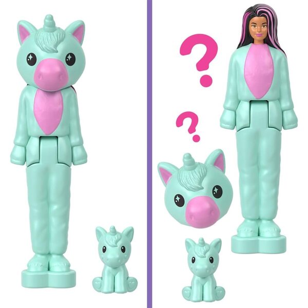 Mattel Mini BarbieLand Cutie Reveal - Confezione da 10 micro bambole sorpresa