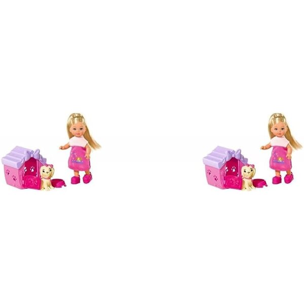 Evi LOVE Simba mit Hund und Zwinger – Interaktives Spielzeug 17x12x6 cm