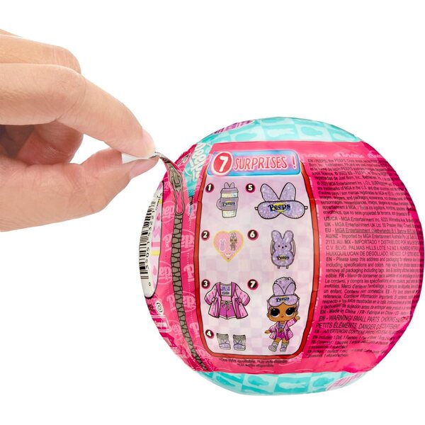 LOL Surprise Loves Mini Sweets Peeps Cozy Bunny mit 7 Überraschungen, Sammelpuppe