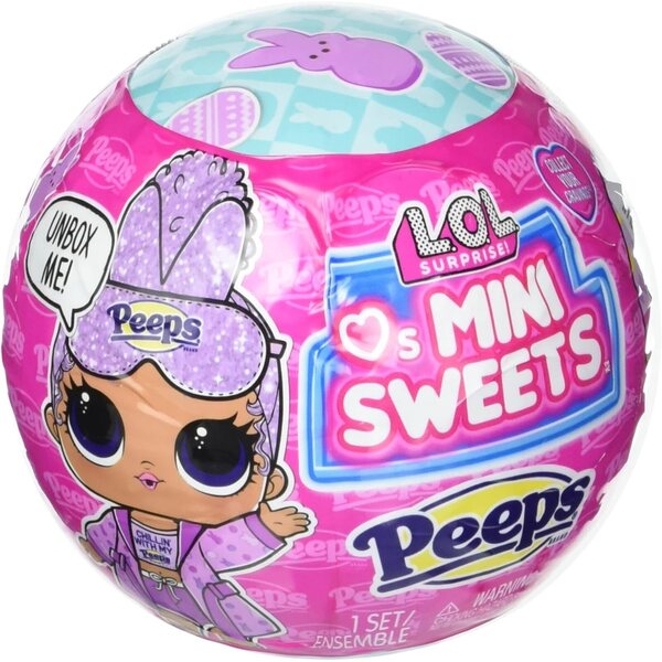 LOL Surprise Loves Mini Sweets Peeps Cozy Bunny mit 7 Überraschungen, Sammelpuppe